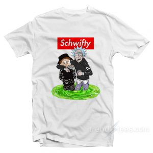 Get SCHWIFTY Rick and Morty T-Shirt Cheap Trendy Clothing