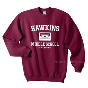 Hawkins Middle School AV Club Sweatshirt Women's or Men's
