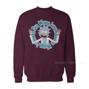 Rick And Morty Christmas Sweater - Wubba Lubba Dub Dub Sweatshirt