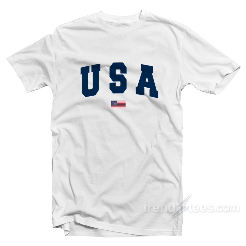 USA FLAG T SHIRT Cheap Custom Trendstees