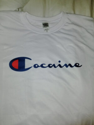 Champion Cocaine T-Shirt Adult Unisex