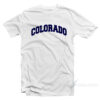 Colorado Font Logo T-shirt Cheap Trendy Clothes