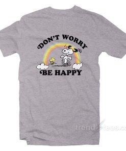 Junk Food Snoopy Don't Worry be happy T 