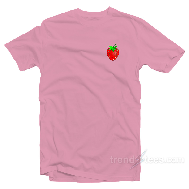 Strawberry Shirt Chest Cheap Custom