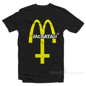 Mc Satan Evil Burger T-shirt Cheap Trendy Clothing