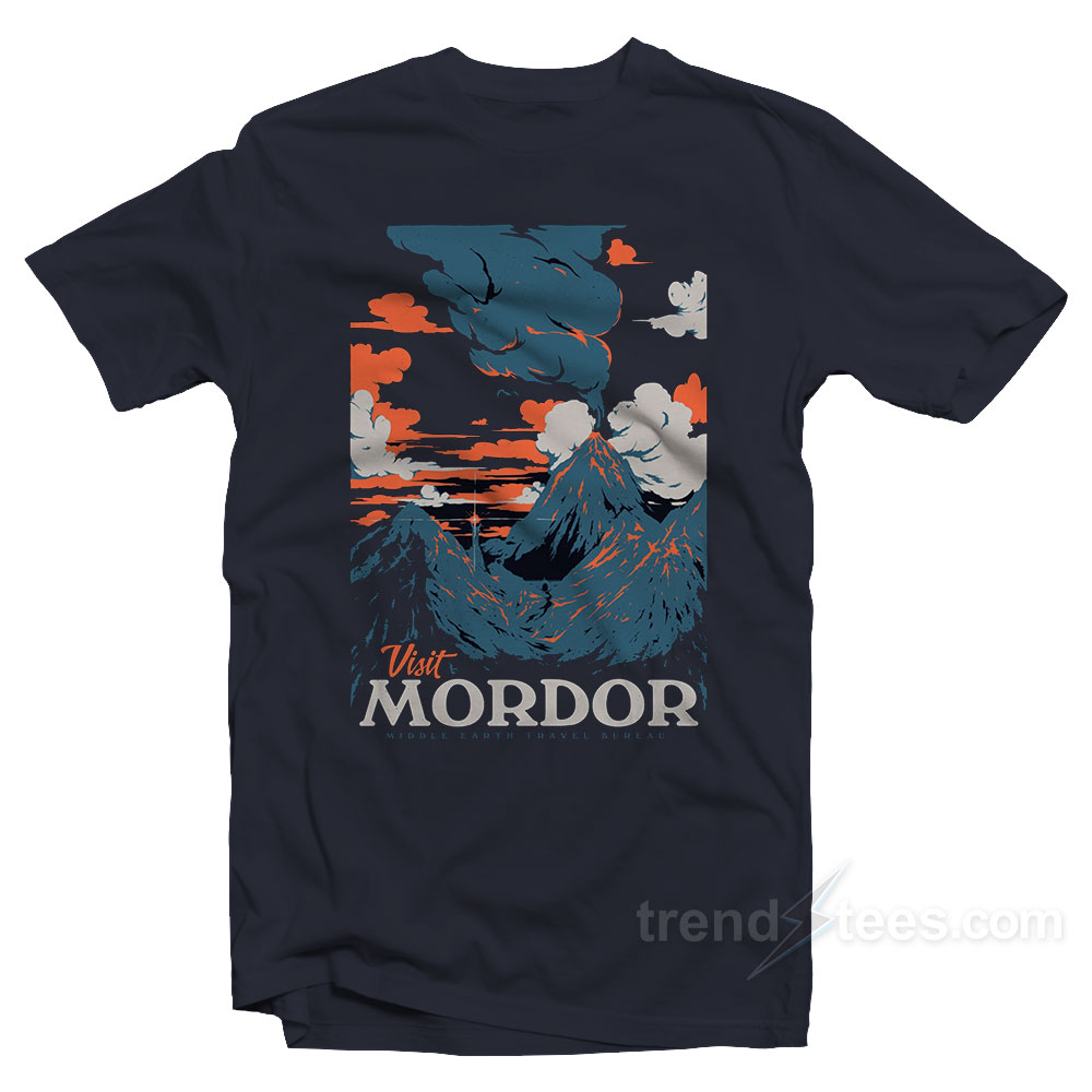 Visit Mordor T-shirt Cheap Trendy Clothing