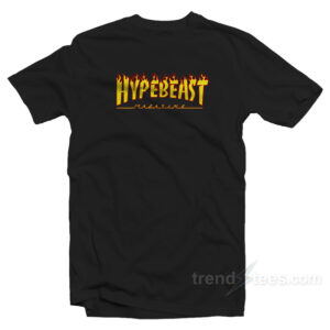 Hypebeast Flame T-Shirt Cheap Trendy Clothes