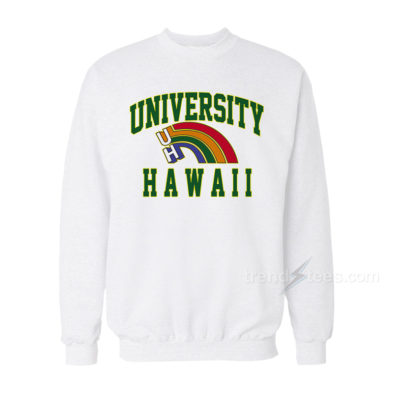 University of Hawaii Rainbow Warriors Campus Hoodie Sweatshirt