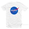 NOPE nasa parody shirt