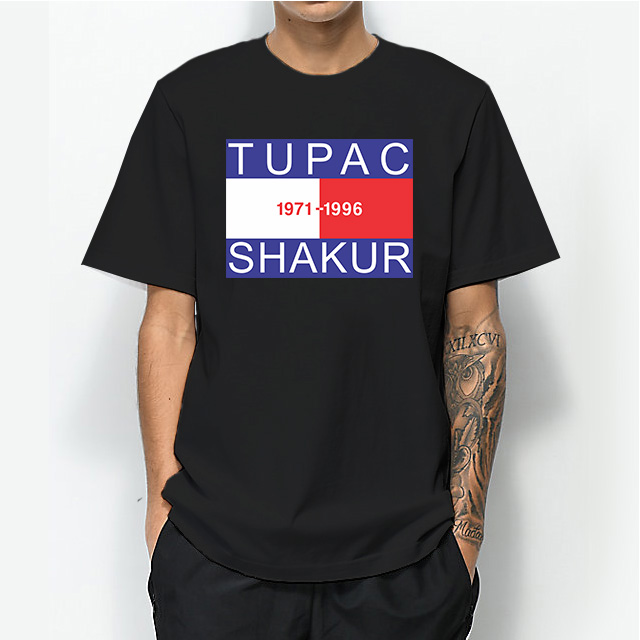 Tupac tommy hilfiger shirt discount