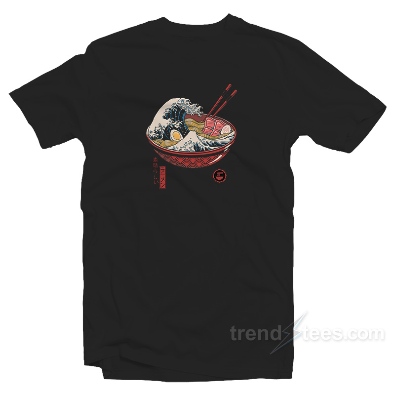 The Great Ramen Wave From Japan T-Shirt