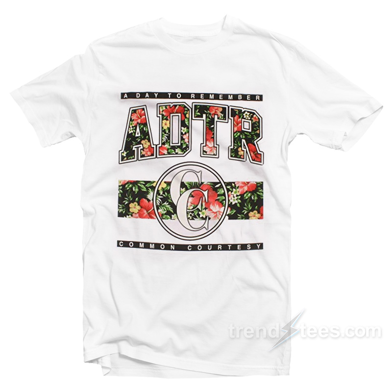 A Day To Remember Floral T-Shirt
