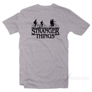 Stranger Things Bike T-Shirt Upside Down
