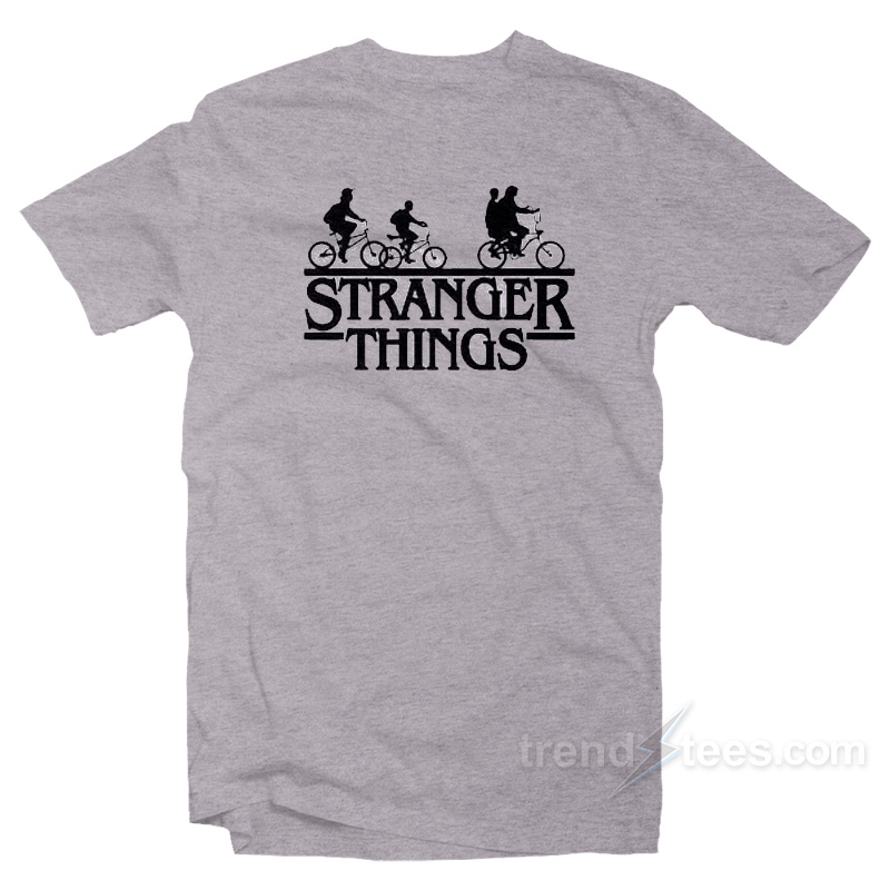 Stranger Things Bike T-Shirt Upside Down