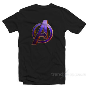 Avenger Endgame Purple Logo T-Shirt