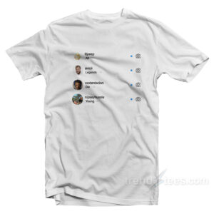 All Legends Die Young Instagram T-Shirt