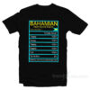 Bahamian Nutritional Facts T-Shirt