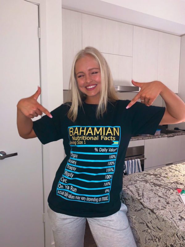 Bahamian Nutritional Facts T-Shirt