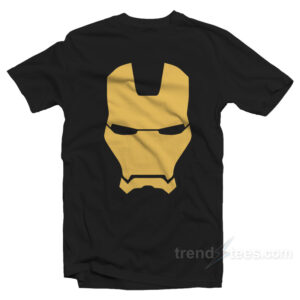 Iron Man Mask T-Shirt Avengers Marvel Comics Gift