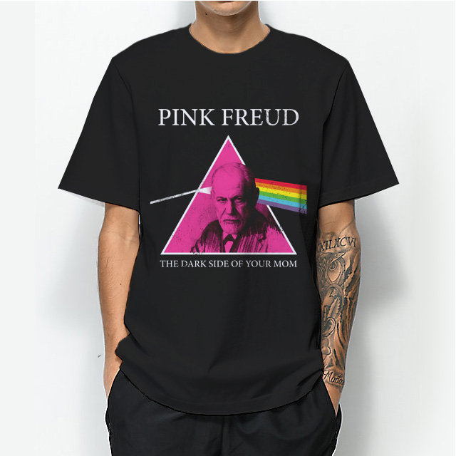 pink freud the dark side of your mom t shirt
