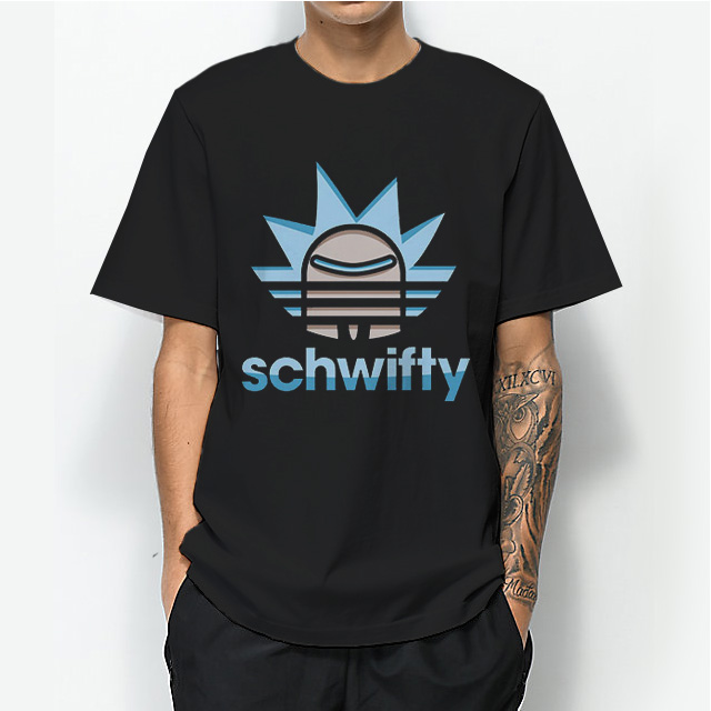 rick and morty t shirt adidas