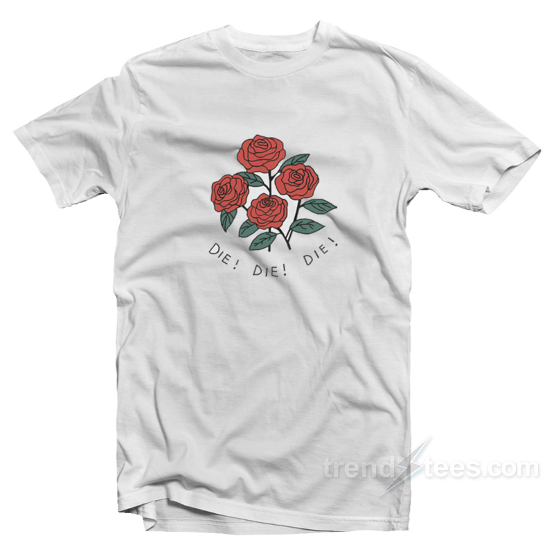 Rose Die White T-Shirt