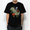 Skeleton Riding T-Rex T-Shirt