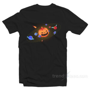 Space Pumpkins T-Shirt For Unisex