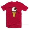 Spooky Monster Eye Chocolate Ice Cream T-Shirt
