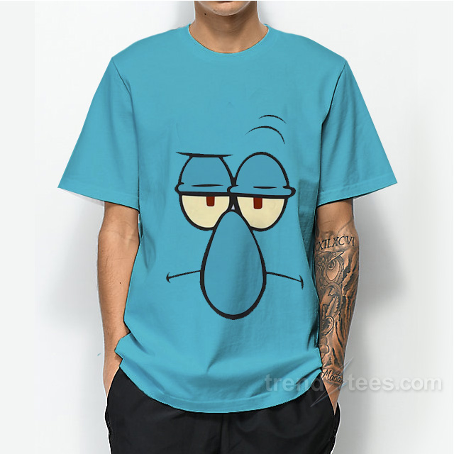 Squidward Face Premium T-Shirt