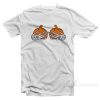 Pumpkin Boobs Skeleton T-Shirt