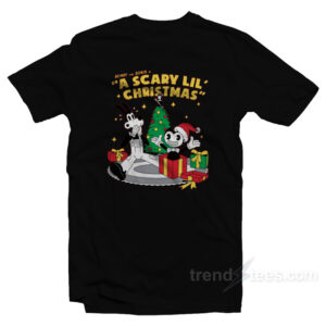 Bendy And Boris In Scary Lil' Christmas T-Shirt