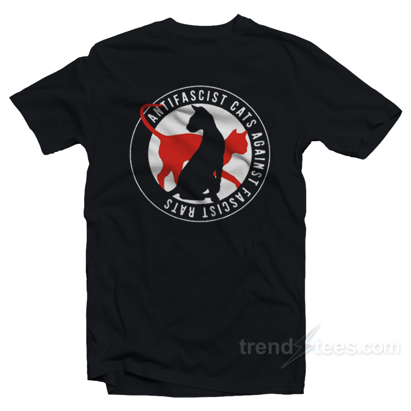 CATS Antifa Anti-Fascist T-Shirt