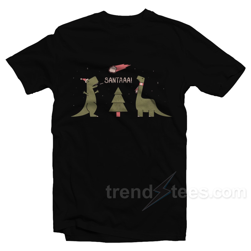Merry Extinction Dino Christmas T-Shirt
