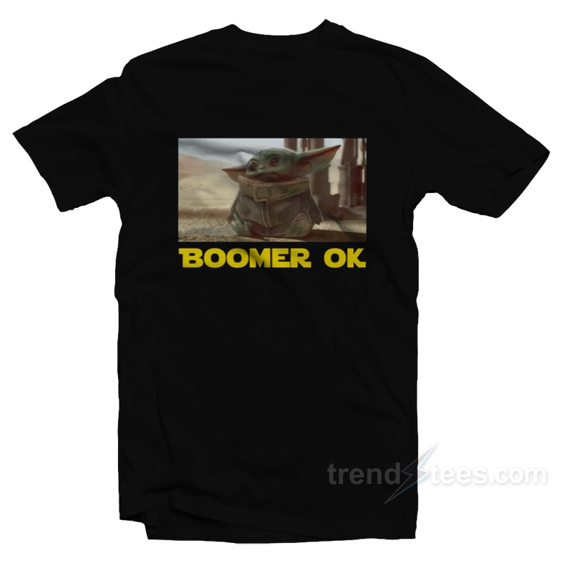 Ok Boomer Baby Yoda T-Shirt