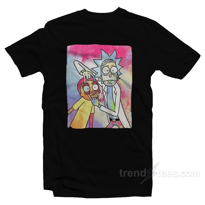 Rick And Morty Eyes Wide Open T-Shirt