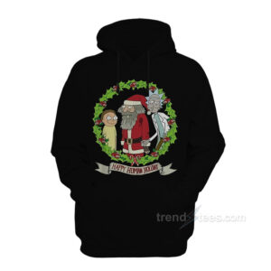 Rick Morty Happy Human Holiday Hoodie