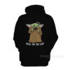 Baby Yoda Dringking Soup Hoodie