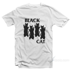Black Cat Parody Cheap Custom T-shirt