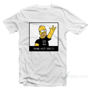 Homer Simpson Punk Not Die(t) T-Shirt
