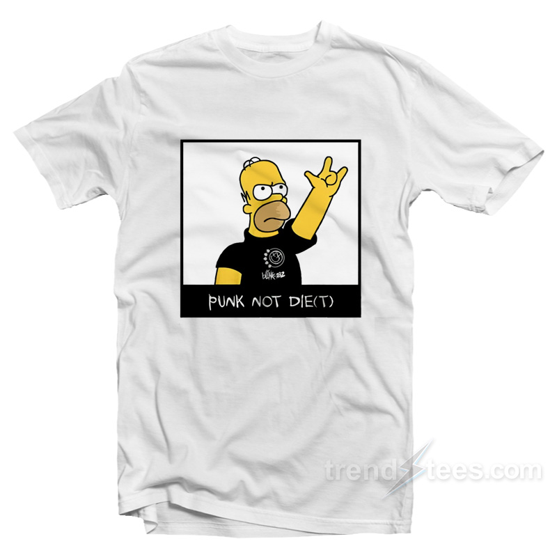 Homer Simpson Punk Not Die(t) T-Shirt