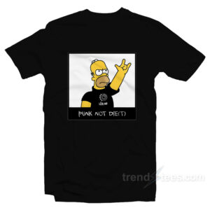 Homer Simpson Punk Not Die(t) T-Shirt
