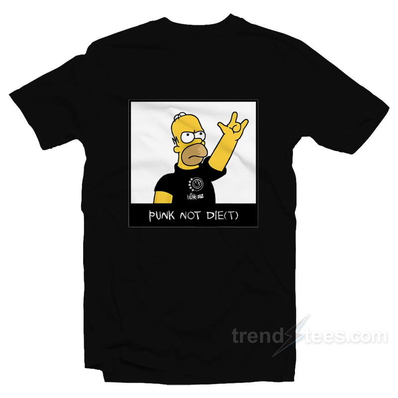Homer Simpson Punk Not Die(t) T-Shirt