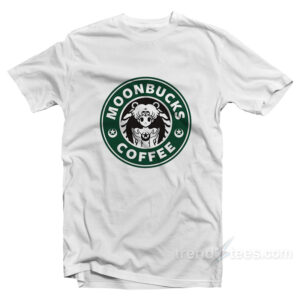 Moonbucks Silor Moon Starbucks Logo T-Shirt