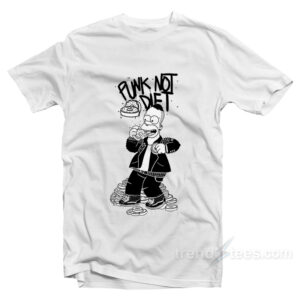 Homer Simpson Punk Not Diet T-Shirt