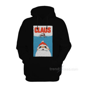 Santa Claus Jaws Parody Hoodie