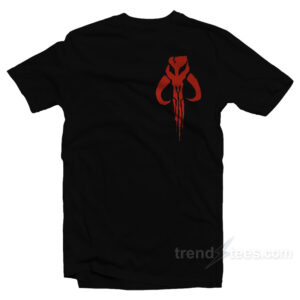 Bantha Skull Boba Fett Red Logo T-Shirt