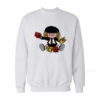 Angus Young Playing Puzzle Sweatshirt