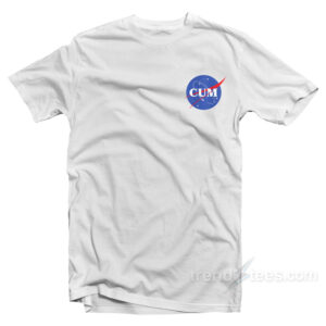 Cum NASA Logo Parody T-Shirt