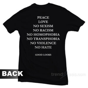 Peace Love No Sexism T-Shirt